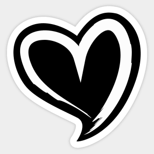 Black Heart Sticker